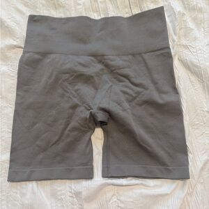 Charcoal Women's High-Rise Bike Shorts